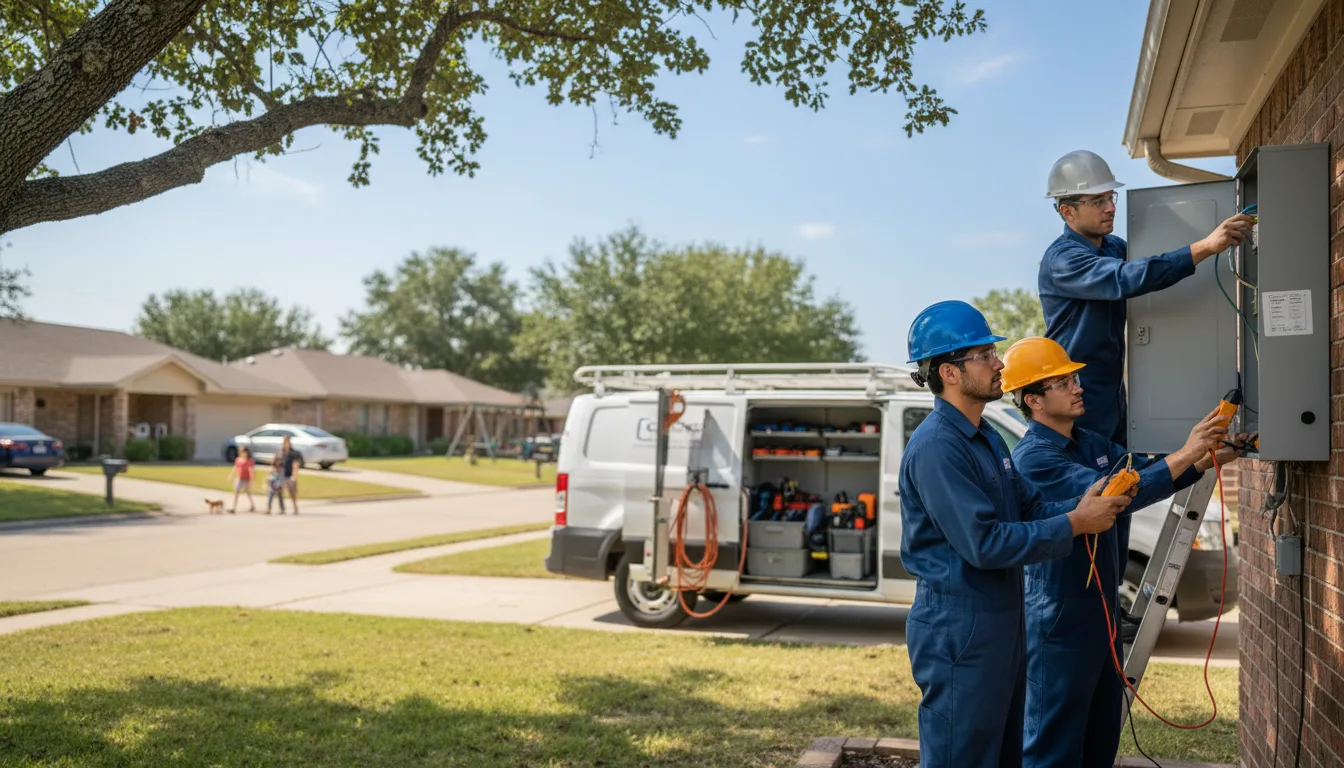 Certified electrician providing emergency electrical services in Laurens, IA